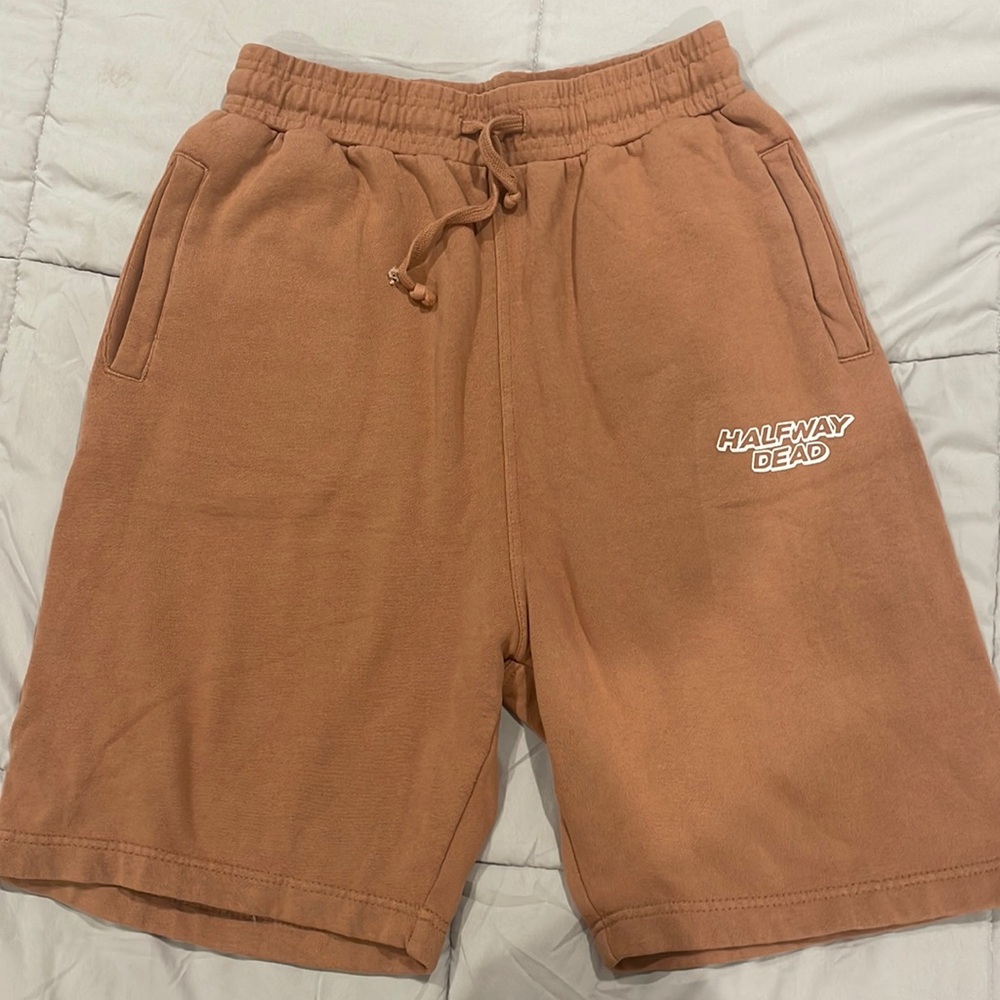 Halfway Dead Men’s Sweat Shorts Large